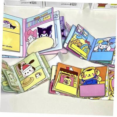 Sanrio DIY Quiet Book Kuromi Cinnamoroll Melody Handmade Sem