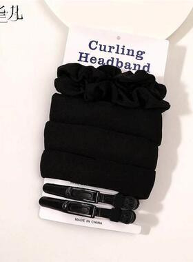 Heatless Hair Curlers Iron Headband Lazy Curler Silk 卷发器