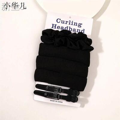 Heatless Hair Curlers Iron Headband Lazy Curler Silk 卷发器