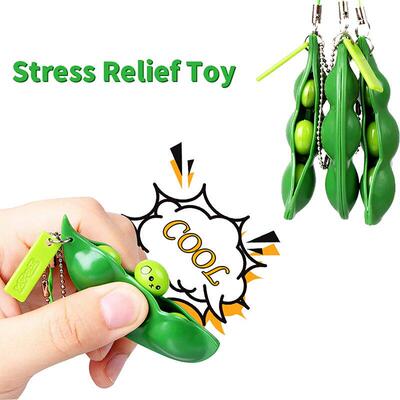 Fidget Squishy Toys Decompression Antisress Toys Squeeze Pea
