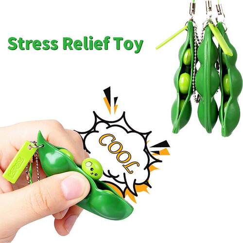Fidget Squishy Toys Decompression Antisress Toys Squeeze Pea