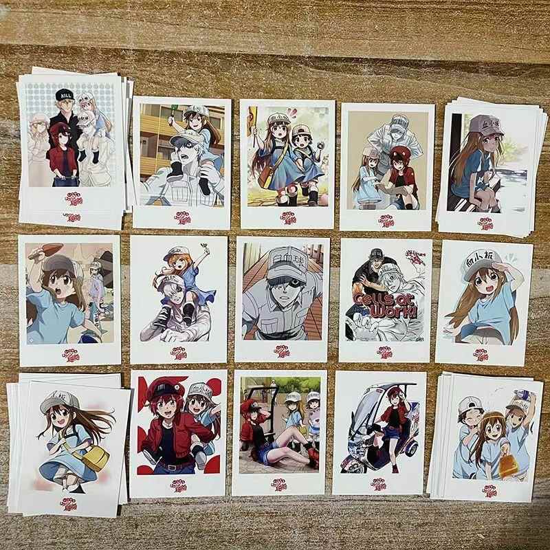 工作细胞lomo卡血小板红细胞白细胞动漫周边高清小卡片留言卡贺卡