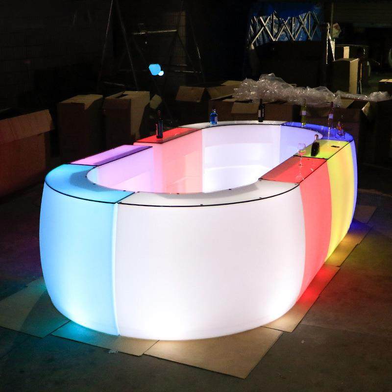 发光酒吧台清桌吧子发光家具酒吧吧用品装饰品887跨境对派活动调