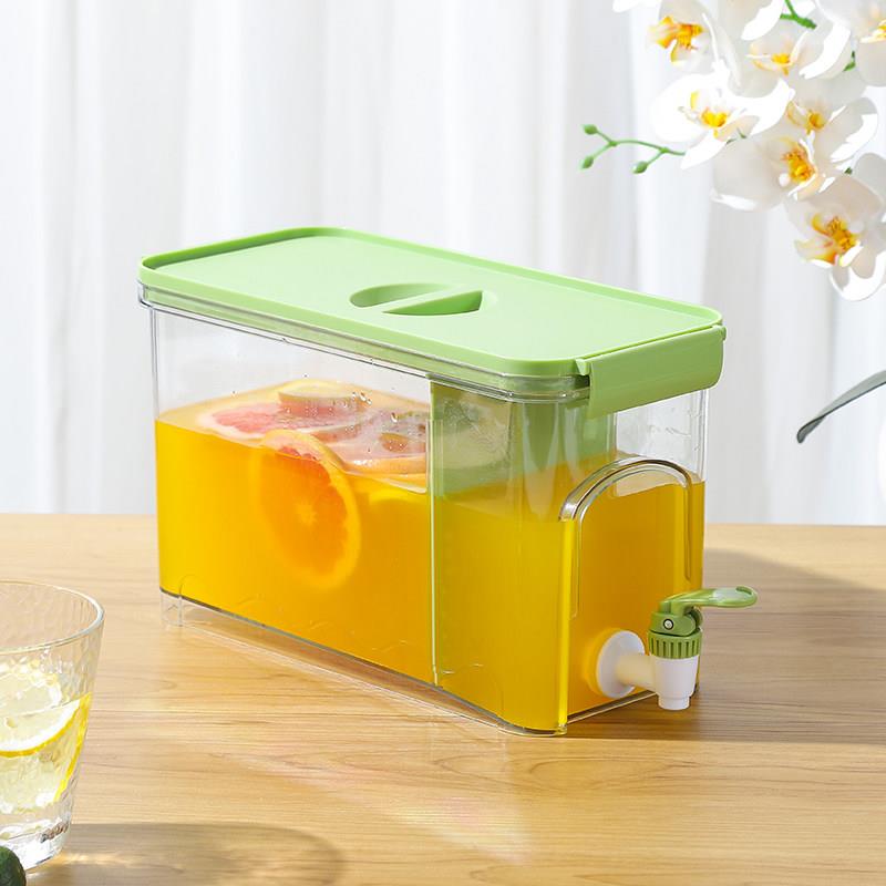 夏天冰水凉水桶冷水壶带龙头冰箱家用大容量网红水果茶壶可乐桶
