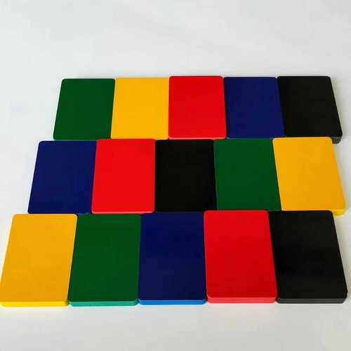 成都厂家制作17mmpvc厚彩色高光阻燃PVC发泡板安迪板雪佛板材