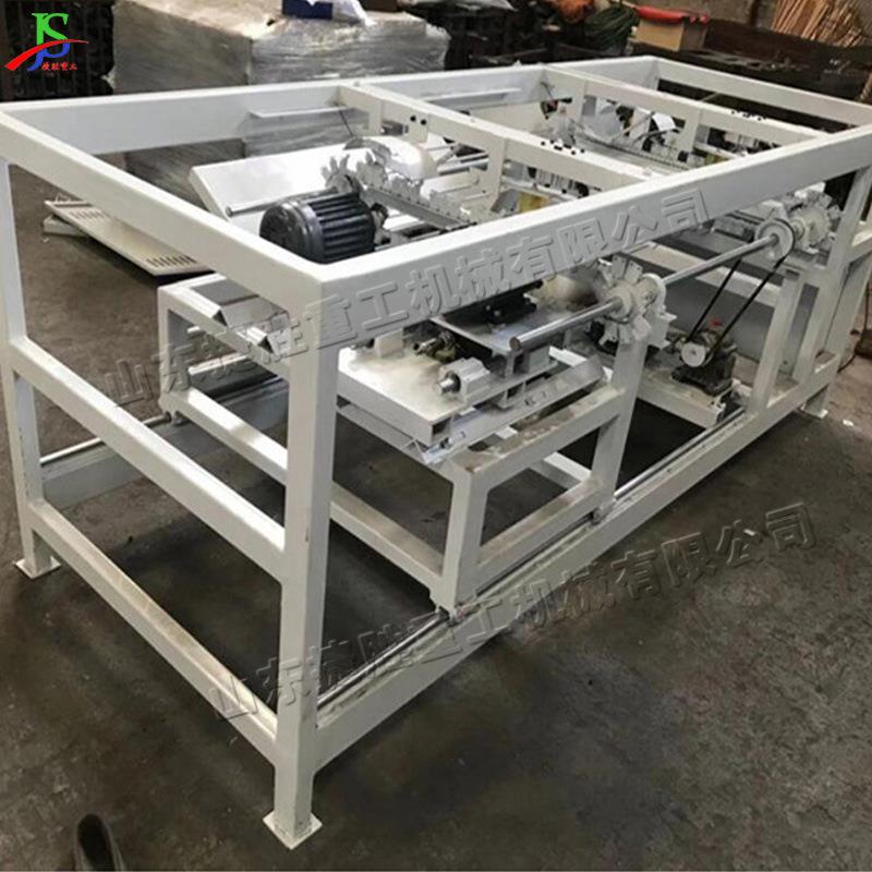 全自动木棒开牙机 电动拖把杆圆头螺纹机 卧式螺纹倒圆木棒攻丝机