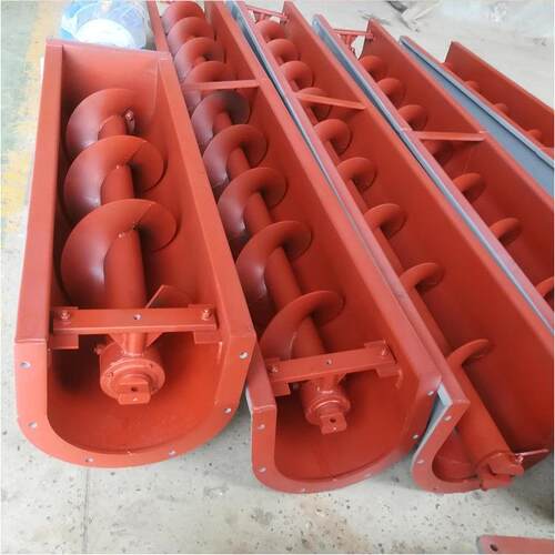 U型螺旋输送机污泥水泥餐厨粉煤灰无轴提升机304不锈钢管式上料机