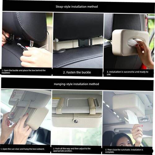 car tissue box auto accessories hanging sunroof car