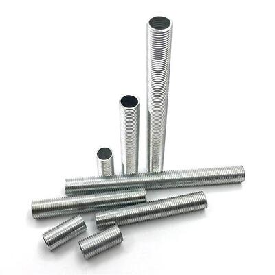 灯具牙管塞G4灯头M10薄牙管 空心螺丝内孔8外丝杆螺纹杆丝通全牙