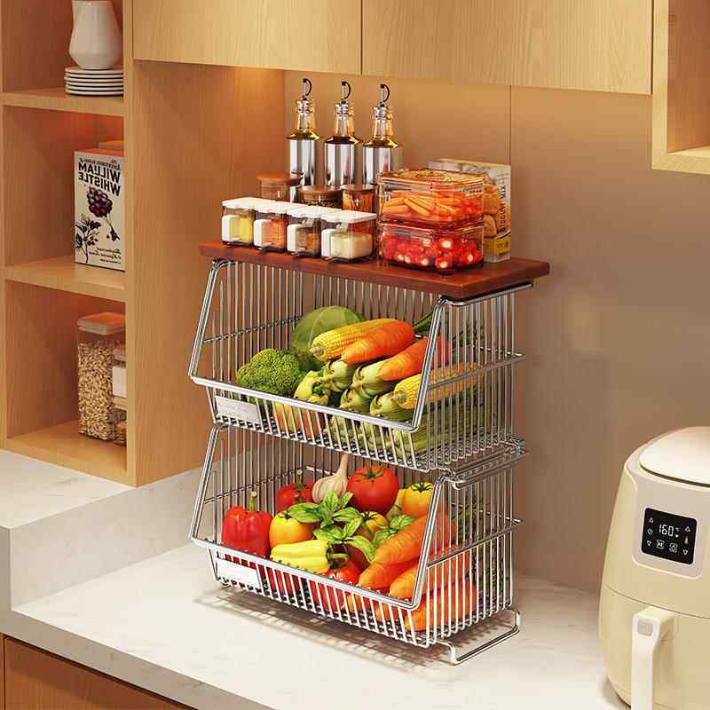 调料品物架房双层家用台面多功能盐调味料放油酱醋置的厨收纳SCL4