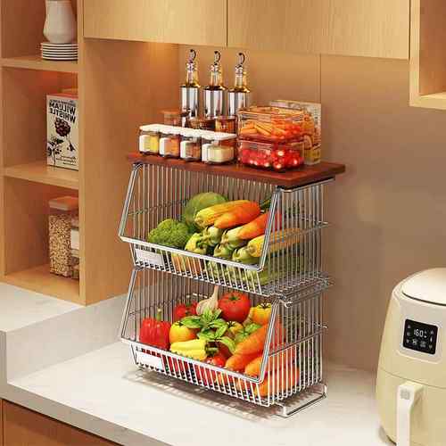 调料品物架房双层家用台面多功能盐调味料放油酱醋置的厨收纳SCL4