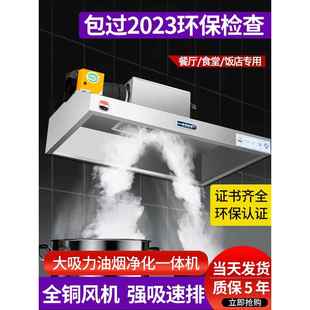 抽油烟机净化器一体机抽油烟机商业厨房餐饮小吃排烟餐厅特殊吸油