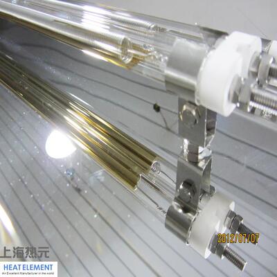 海德堡机用红外线加热灯管 远红外线加热灯管 双管双孔中波加热管
