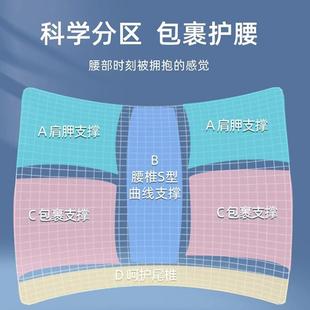 记忆棉靠垫汽车用品腰垫办公室床上两用靠背垫座椅腰枕靠枕腰靠垫