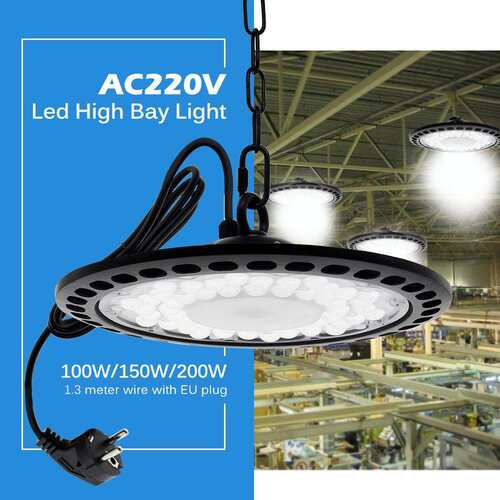 led防水飞碟工矿灯跨境新品ufo工矿灯天棚仓库车间厂房灯照明200W