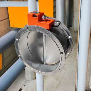 镀锌板300执行器电动止回阀电子风阀管道开关风管调节阀手动风量