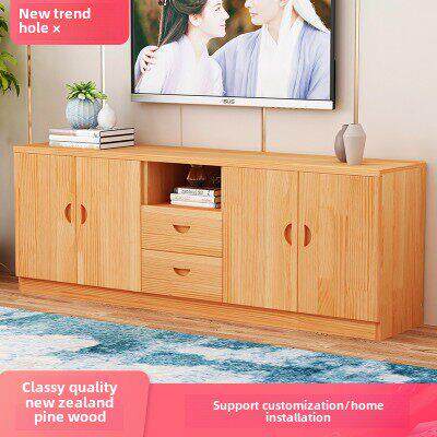 北欧现代简约实木电视柜客厅松木视听柜储物环保小户型地柜橱柜子