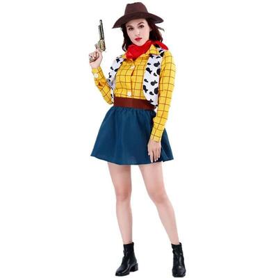 Cosplay Story Woody Costume Sets Cowboy Christmas Dress