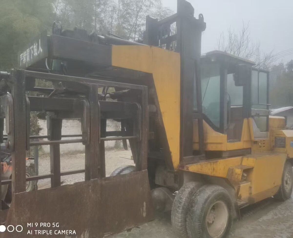 5月5日岳阳废旧庆馀5吨抱砖叉车网络拍卖公告