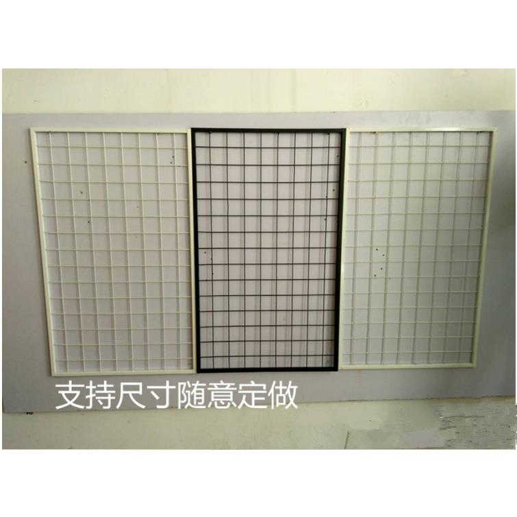 加粗带边框网片网格货架 铁丝网架 超市挂网小商店网格架 可