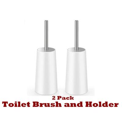 Toilet Bowl Brush and Holder Bathroom Cleaner Cleaning Tool