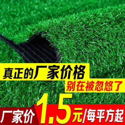 仿真草坪地毯人工假草皮人造塑料幼儿园户外足球场围挡铺垫绿色草