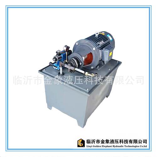 液压系统液压泵站11W卧式十通径一连手溢齿轮泵250L液压站