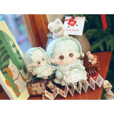 上新春款10/15/20cm娃衣棉花娃娃衣服小裙子女娃换装娃衣谷圈