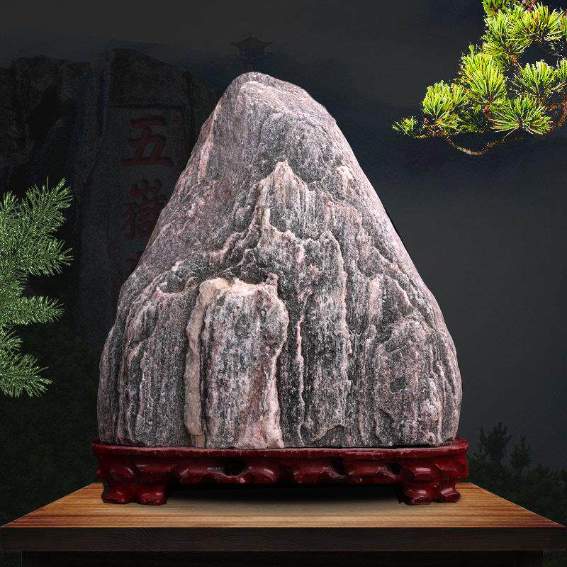 正宗石敢当泰山石原石镇宅室内补角办公室靠山家用原石化路冲摆件