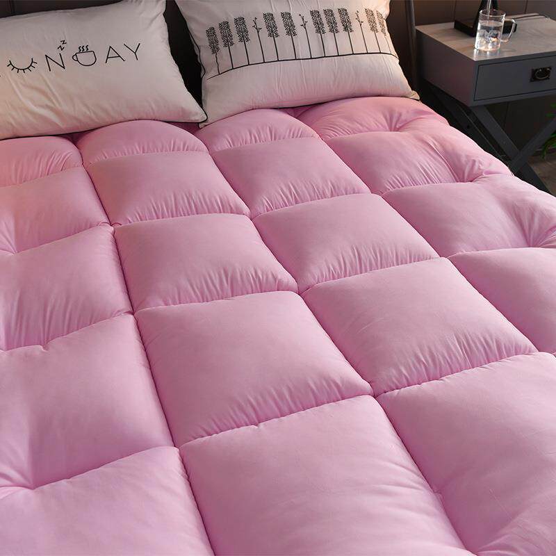 厂家直销加厚床垫柔软立体双边麻绳羽丝棉学生单双人磨毛软床褥子