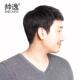 高档假气发短发韩版 帅中男头老年假发真人发丝平头寸真发假发套