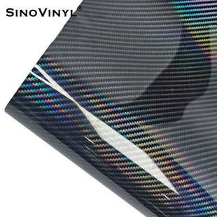 卡莱克2D镭射碳纤维汽车贴纸汽车内外饰改色碳纤维膜手机保护膜