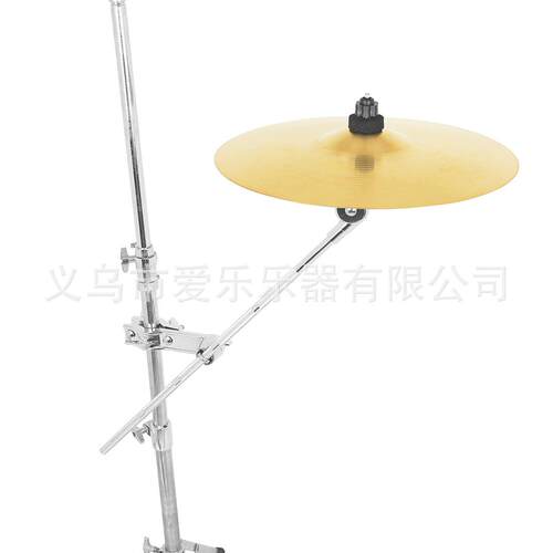 架子鼓扩展支架镲片扩展夹电镀工艺专业支撑加长实心铁杆自由调节