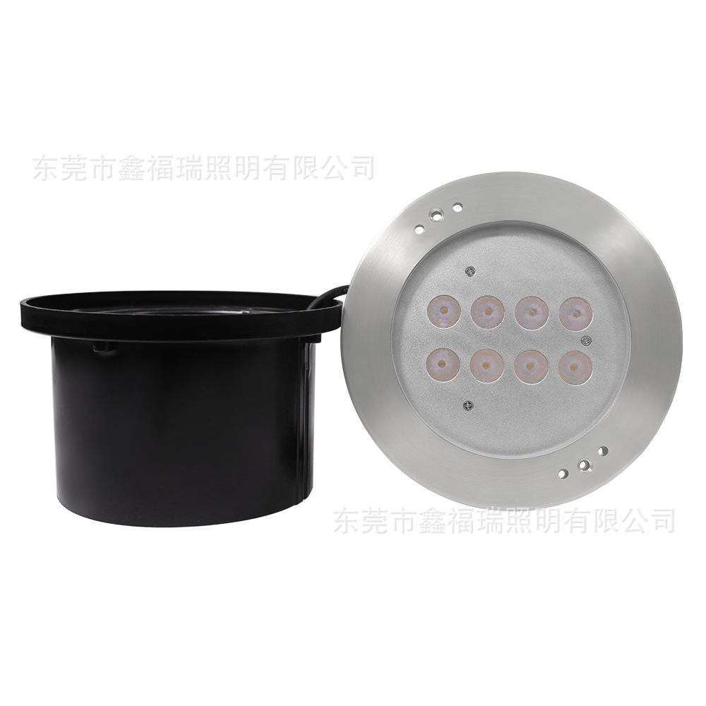 厂家LED水底灯七彩RGBW4in1水池水水族馆照明灯DC24V泳池水景喷泉