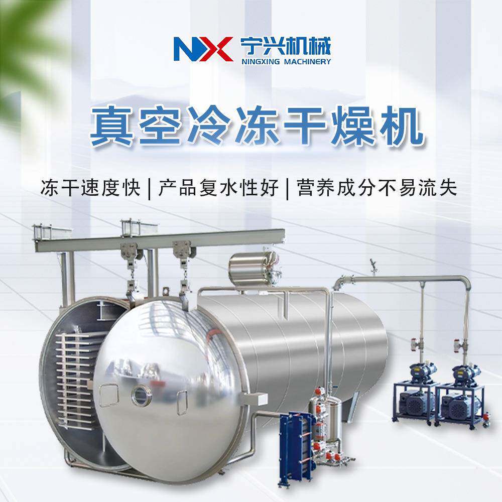 宁兴低温水果蔬菜冻干设备草莓榴莲真空冻干设备大型果蔬冻干机