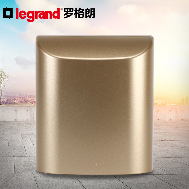 罗格朗86型开关插座面板金色防水盒防溅防潮插座专用浴室罩盖