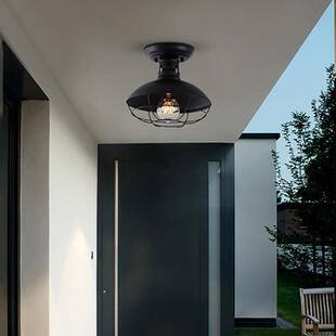 北欧过道灯铁艺客厅卧室玄关吸顶阳台创意造型灯试衣间门厅走廊灯