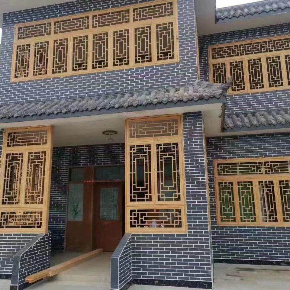 东阳木雕 定制门窗彷古实木门全套中式卧室门中式花格定制