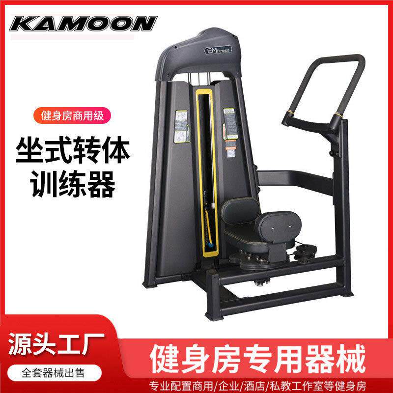 商用健身房力量器械坐式转体腰腹训练器商用运动器械源头工厂