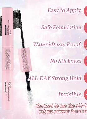 Eyelashes 280 PCS 8-16mm Clusters Lash Bond and Seal Makeup