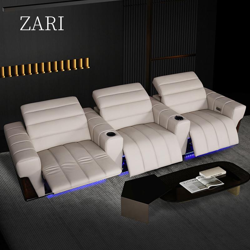 展翼家具2024新款别墅家庭影院沙发电动影音室私人影视厅观影座椅