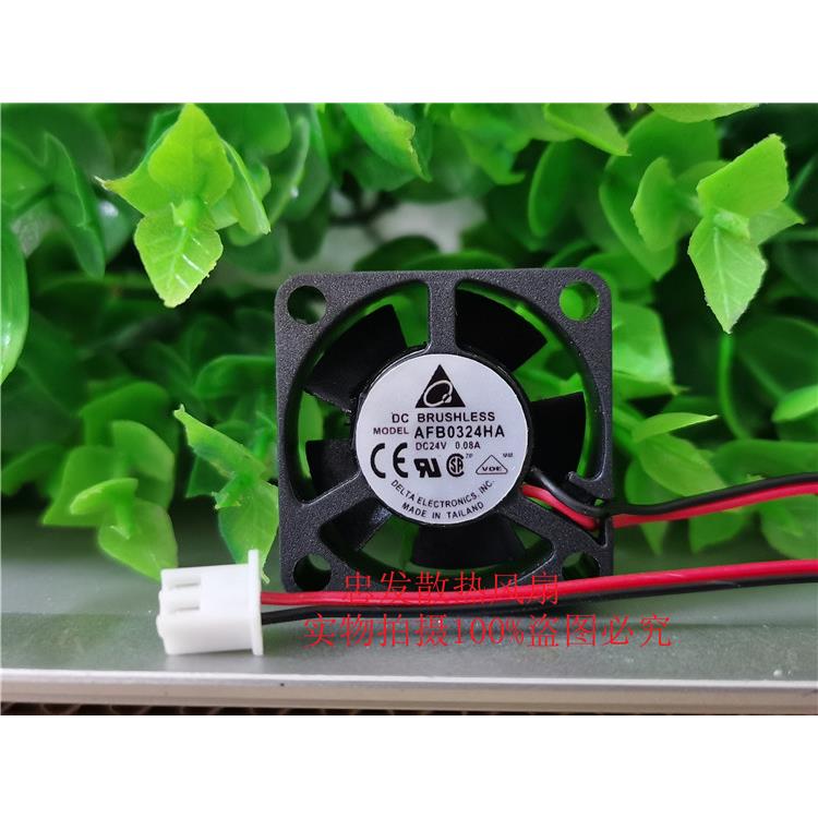 台达 Delta AFB0324HA 3CM 3010 24V 0.08A 2线 变频器 散热风扇