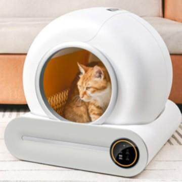猫咪家用大容量智能电动猫砂盆铲屎机小体积防夹防护工厂直销