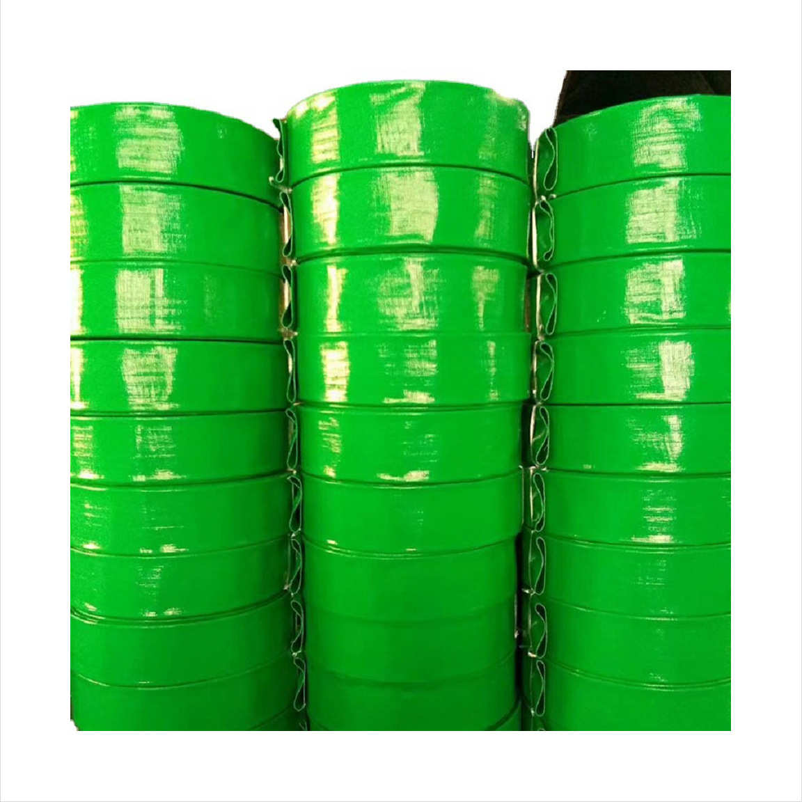 农用消防水带现货批发白色农用灌溉水带家庭浇地帆布灌溉白色水带