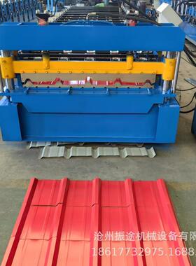 供应1035型彩钢压瓦机 彩钢瓦设备全自动单层彩钢板压瓦机