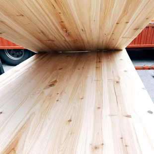 直板衣柜家具木门批发香木板拼板床板橱柜杉木大板芯指杉板实木接