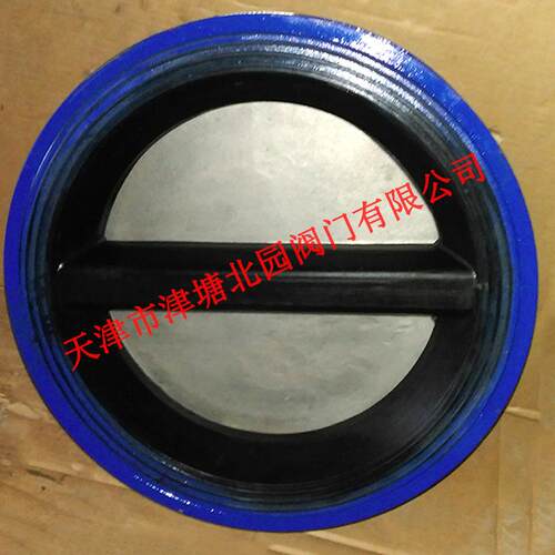 蝶阀直通式对夹止回阀DH77X-10C/2507衬胶脱硫止回阀单向阀