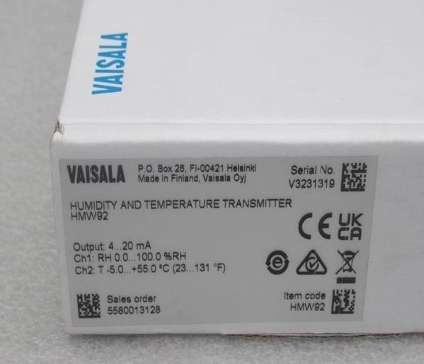全新VAISALA维萨拉温湿度传感器HMW92 现货 无显示