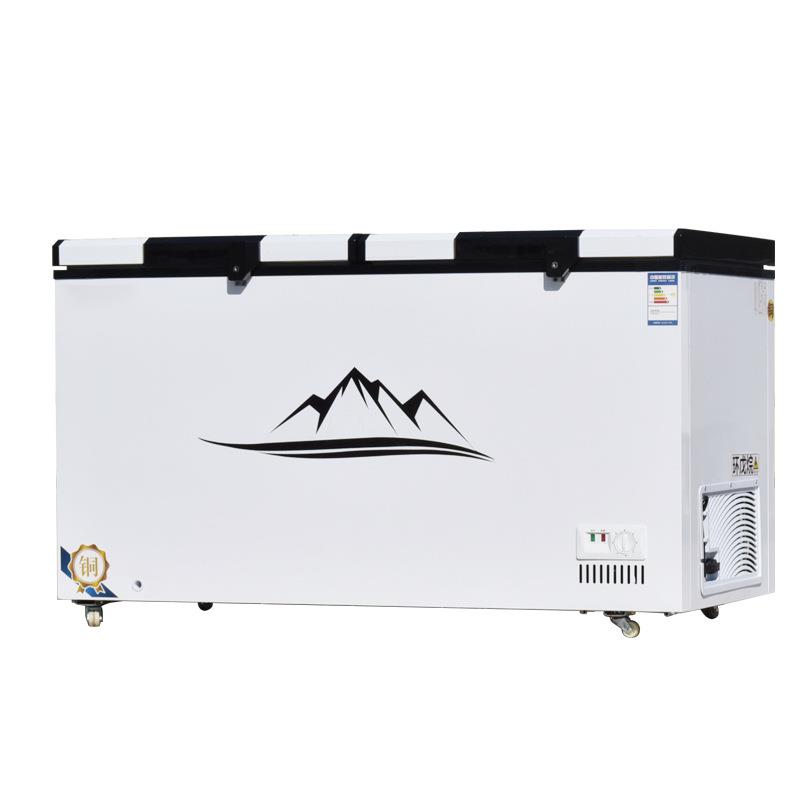 商单RJB用卧式冰柜冷藏冷冻大市容量冷柜超冰箱双温速冻雪糕柜