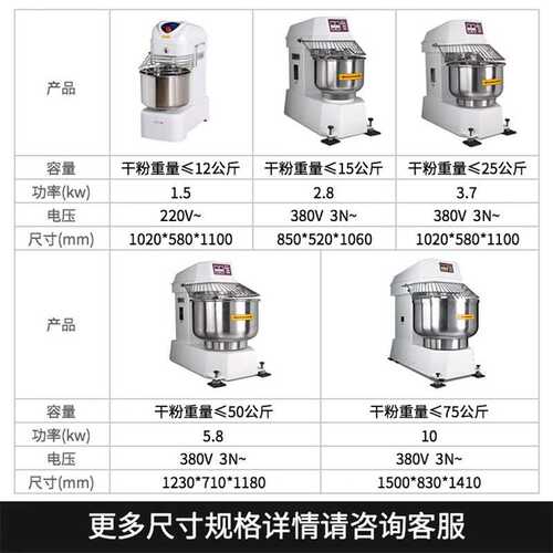 赛思达和面机商用NFJ-10/25/50/100kg打面机揉面机双动双速和面机